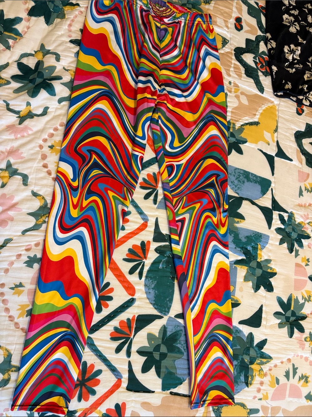 Psychedelic Swirl Multicolor Leggings